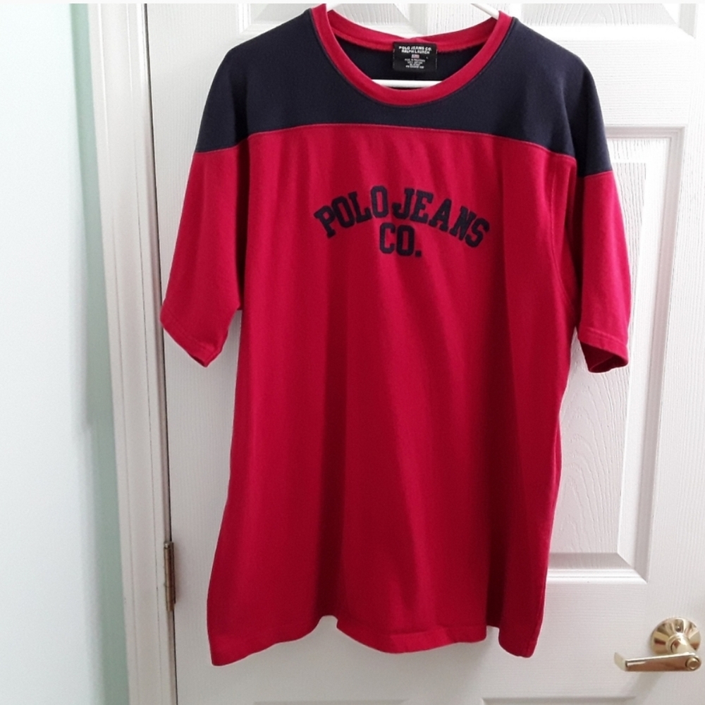 Vintage Polo Jeans CO Colorblock Crewneck